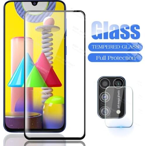 2in1 Lens Glass For Samsung Galaxy M31 M 31 Screen Protector For SamsungM31 GalaxyM31 Armored Film SM-M315F HD Protective Glass