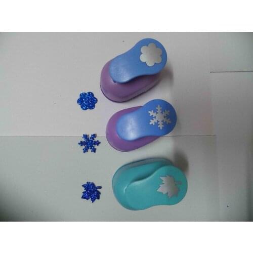 3pcs(2.5cm) flower,snowflower,maple shape craft punch Punch Craft Scrapbooking school Paper Puncher eva hole punch free shipping