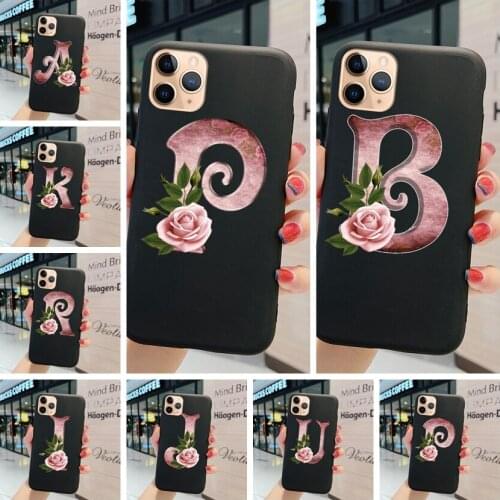 Alphabet Cover For Honor 20 30 10 20S 30S 30I 9X China Russia Pro Lite Premium Flower Fetal Silica gel Soft Matte Smooth Cover