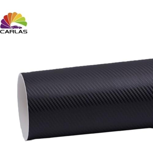 Free Shipping Carlas 3D Carbon Fiber Wrap with Carbon Car Stickers Vinyl