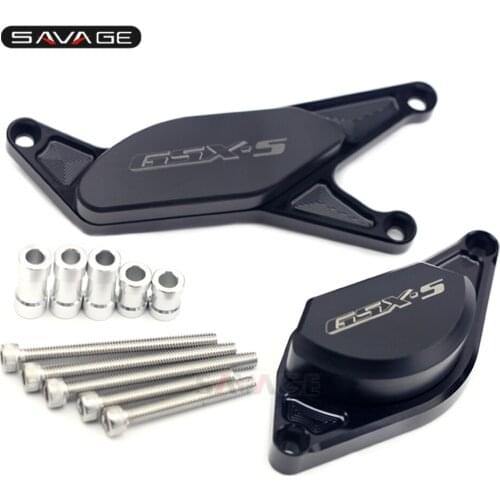 Engine Case Slider Crash Protector For SUZUKI GSX-S 750/1000/F GSXS1000F GSXS750 2015-2020 16 17 19 Motorcycle Guard Cover GSXS