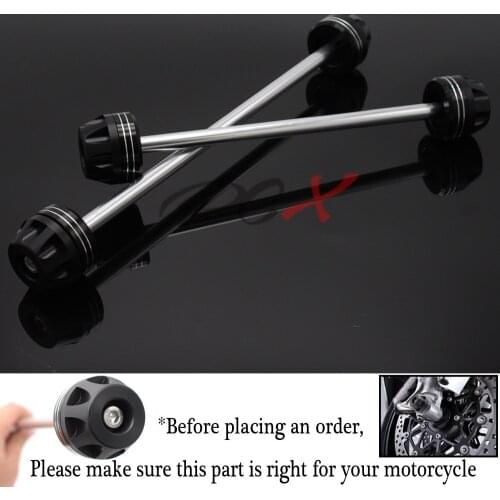For KAWASAKI ZX-10R ZX10R NINJA 2006-2007 Motorcycle Rear Front Axle Fork Crash Sliders Wheel Protector Falling Protection