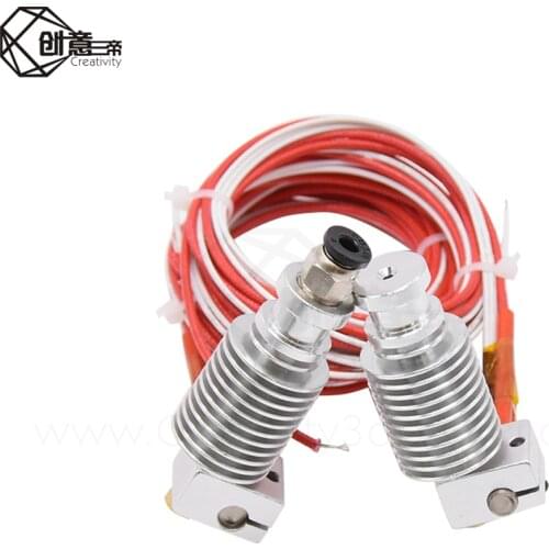 Creativity 1Set E3D V6 3D Print J-head hotend for 1.75/3mm Direct Filament Wade Extruder 0.4mm Nozzle Long / Short distance