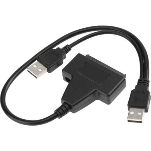 ALLOYSEED USB 2.0 to Sata Drive Converter Cable SATA Hard Disk Drive Adapte External Power for 2.5/3.5 inch SSD Converter Cable