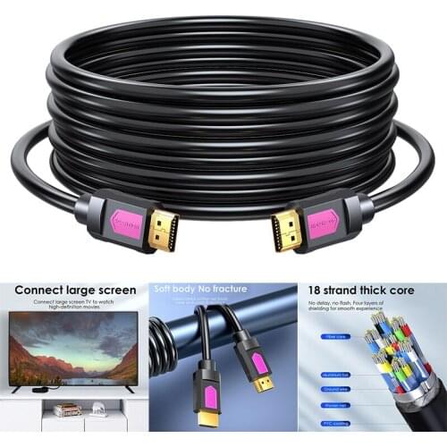 LENTION 4K Extension Cable Extender HDMI-Compatible 2.0 Adapter for Xiaomi Series X PS5 PS4 TV Box Laptops Hub Cord