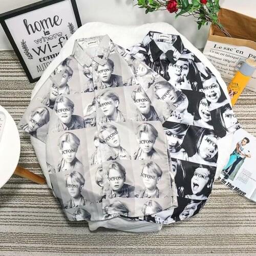 Summer High Quality Mens Hawaiian Shirt Loose Printed Short Sleeve Big Us Size Hawaii Men Beach 3D Boy and Girl Avatar Shirts