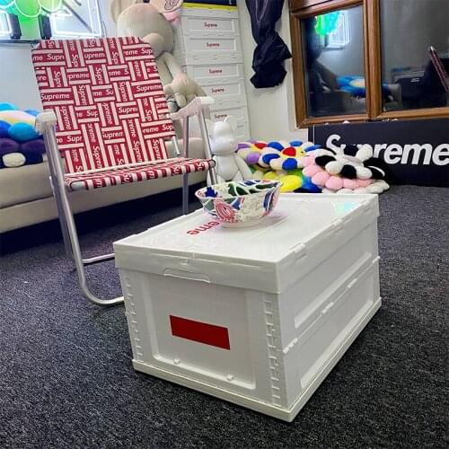 Bear 8kg capacity 50L Car trunk folding storage box Japanese folding storage box indoor finishing box fashion home furnishing