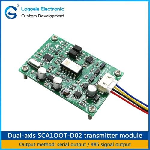 LOGOELE Two-axis tilt sensor module serial output tilt level detection SCA100T-D02 dual axis inclinometer sensor module