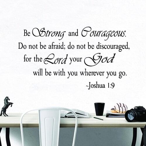 Cartoon Quote Do not be afraid Home Decorations Pvc Decal For Kids Rooms Diy Home Decoration Mural Custom