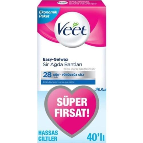 Waxing Strip Leg & Body Zone-Sensitive skin 40 PCs Super Deal Package