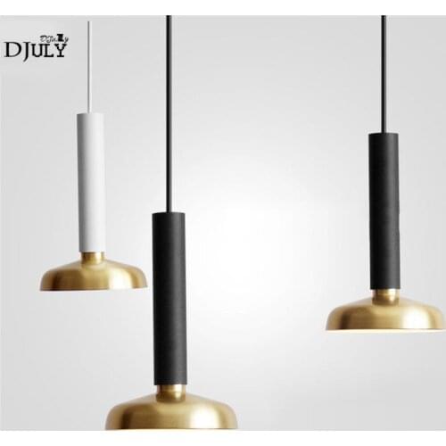 Postmodern Sweden design nordic Small pendant lights luxury brass hang lamp for dining room bar kitchen home deco light fixtures