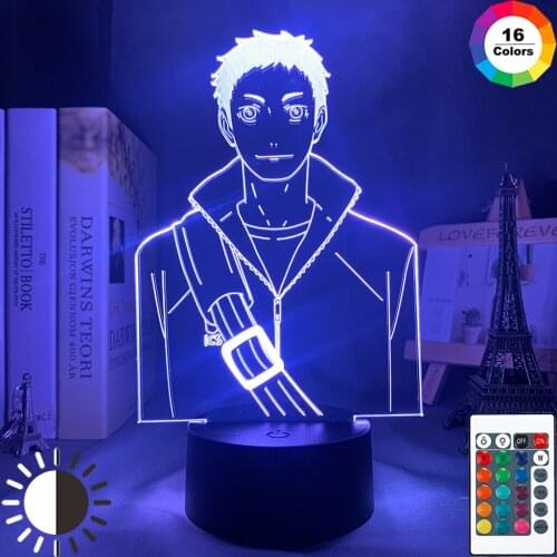Led Night Light Anime Haikyuu Daichi Sawamura Light for Kids Child Bedroom Decor Birthday Gift Manga Gadget Daichi Lamp Haikyu