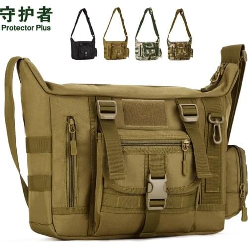 Tactical Shoulder Bag Protector Plus K308 Sports Bag Camouflage Nylon Military Outdoor Hiking Bag Ipad Laptop Bag
