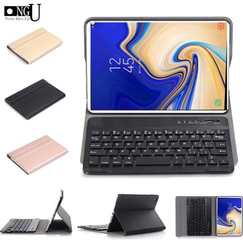 Slim Bluetooth Keyboard Case For Samsung Galaxy Tab A 8.0 2019 SM-T290 SM-T295 8.0'' Tablet PU Leather Cover for Samsung T290