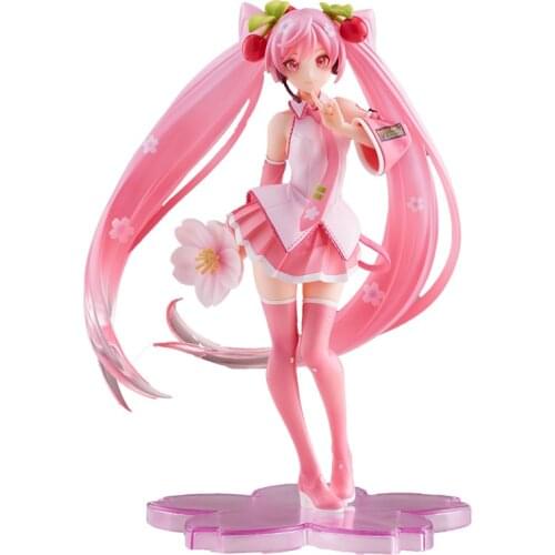 Pre-sale Vocaloid Hatsune Sakura Miku 2021 Colletible Model Toys birthday gifts Japaense Anime Figure Miku model