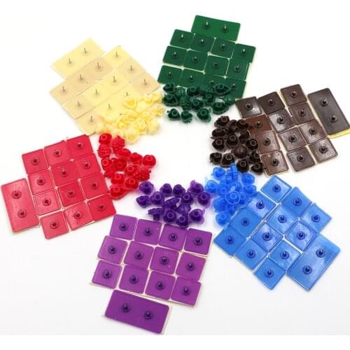 14pcs Anti-mosquito Net Nail Magnetic Fixing Accessories Curtains Nailless Magic Nails Door Curtain Nail Buckle Border Strip