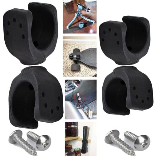 2pcs/lot Universal Flashlight Mounting Brackets Mount Clips Holder Rail Mounted for truck