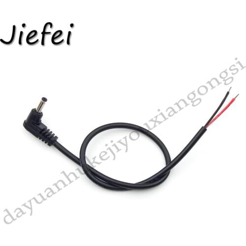 50-200Pcs 3.5*1.3mm 3.5mmX1.3mm 3.5*1.3 3.5X1.3 20AWG DC Power Plug with Cable Black Charging Connector 25cm