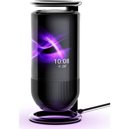 8Mirage AMOLED display Rechargeable wireless Music led light smart wifi Bluetooth Crystal Clear Stereo Sound with Alexa speaker