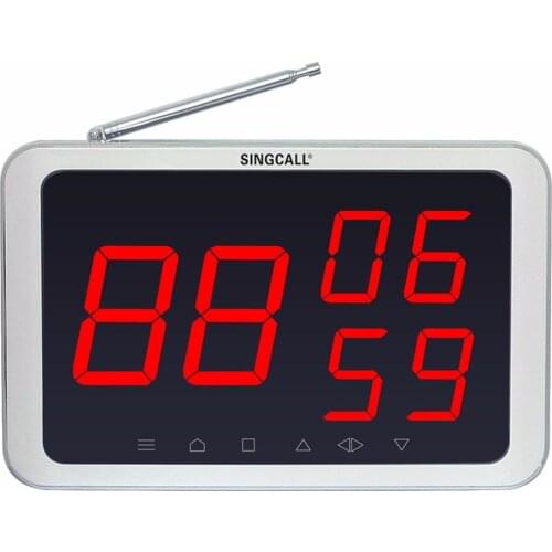 SINGCALL Wireless Calling System,Display Unit for Mobile Cabin Hospital, Call Waiter System for Welfare House APE1300 Receiver
