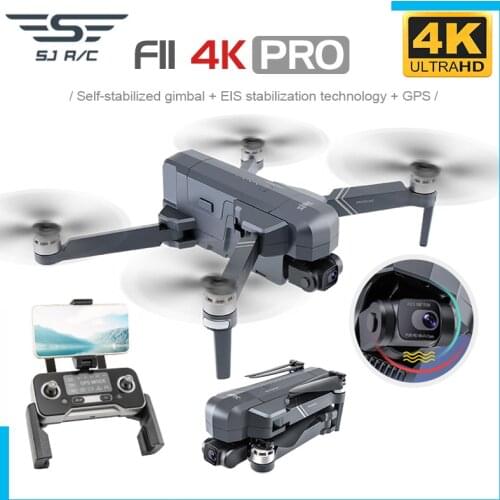 SJRC F11 Pro 4K Camera Drone GPS 5G Wifi FPV HD 2 Axis Stabilized Gimbal EIS Professional Brushless Dron Vs SG906 Pro 2 Max Dron