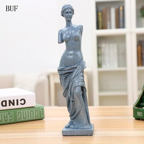 BUF Home Decoration Accessories Venus Goddess Resin Craft Venus Statue Sculpture Art Collection Gift Beauty Fairy Ornament