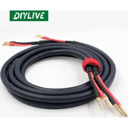 DIYLIVE Will Whale/Shark 5N-OFC Oxygen Free Copper Fever Speaker Cables Speaker Cables Audio Cables