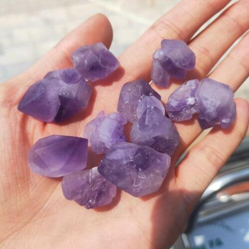 Natural Uruguay Amethyst Cluster Tooth Flowers Purple Stone Ore Crystal Mineral Energy Stone Gemstone Natural Stones