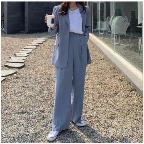 NYUTGFCCKOO Women's Trouser Suits Two