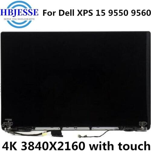 Original NEW 15.6" For Dell XPS 15 9550 9560 LCD touch screen assembly 3840*2160 4K XPS 9550 9560 display