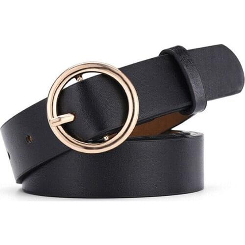 Trendy Women Belt Classic Solid Genuine Leather Waistband Wide Belt Strap Belts one pieces