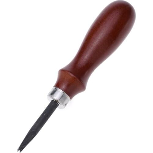 DIY Manual Leather Tools ELLE Red Handle 1, 2, 3, Edge Is 1 Mm Chamfer Rounded Corners