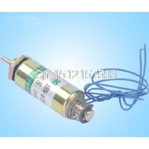 XRN-13/30TL 24V 12V 50g XRN-19/42TL 24V 12V 100g Force 6mm Tubular Push Type Electric Solenoid Electromagnet