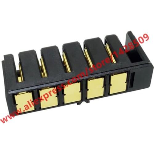 2Pcs 5.0mm Pitch 5-pin Famale Socket Gold-plating Battery Connector Laptop Battery Holder For Medical Equipment