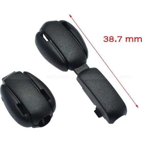 50pcs/pack Cord Ends Zipper Pull Cord Lock Stopper For Sportswear Backpack Garment Size:19mm*13mm*9mm