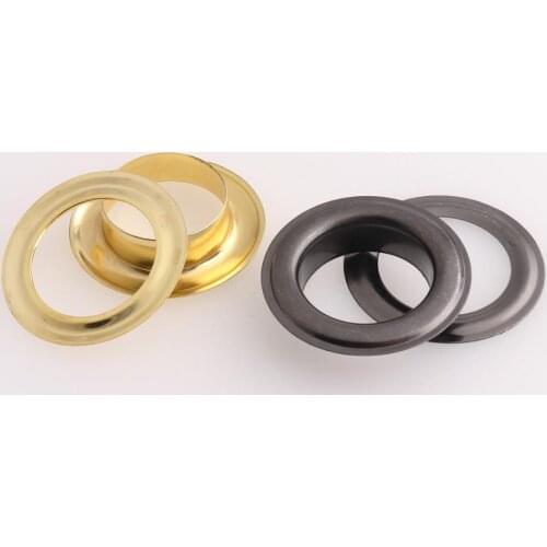 Black Eyelets Grommets with Washer 18mm(hole) Repair Round Grommet Eyelets for Clothing Garment Leathercraft Accessories