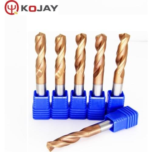 D14.5-20mm 3D External Coolant Twist Drill Bit Solid Carbide Drill Bits Metal Drilling Whole Tungsten Steel CNC Tools Cutter