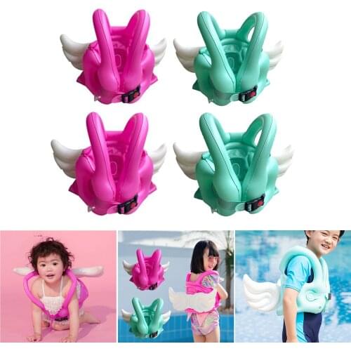 Deluxe Kids Swim Trainers Inflatable Swim Rings Swimming Circle Floats Pool Floating Life Vest for Boys Girls