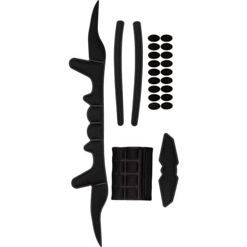 Bike Helmet Padding Kit 23PCS Replacement Universal Foam Pads Nylon Cushion Mat Liner Lining for Cycling Bike Bicycle Riding