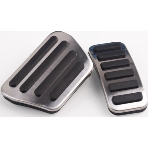 AT Brake Fuel Gas Accelerator Foot Pedal Cover For Land Rover Range Rover 2012 2013 2014 2015 2016 Car Stying