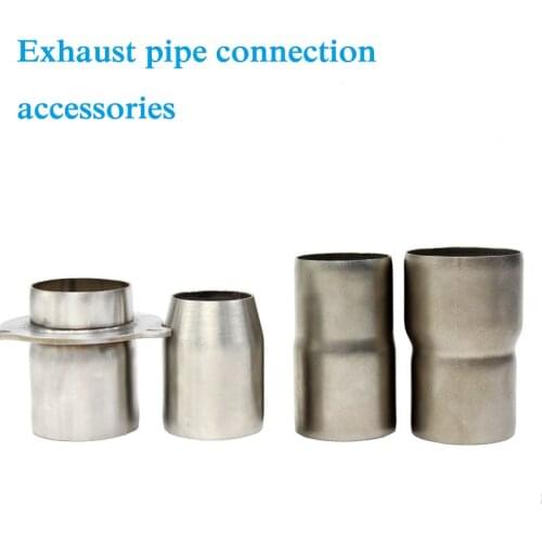 Motorcycle Exhaust Adapter Reducer 60mm to 51mm Connector Pipe for 60mm Exhaust 51-38mm Adapter CB400 ZRX400 Connector