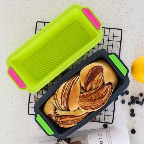 Platinum silicone rectangular cake mold high temperature resistant non stick cake rectangular toast mold can be put into the ove