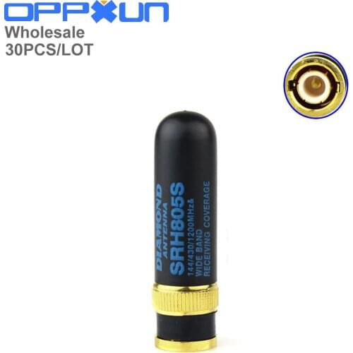 SRH805S 144/430MHz BNC Male Walkie Talkie Antenna for ICOM Kenwood Handheld Radio IC-V8 IC-V82 IC-V85 TK308 TK100 TK200 HT440