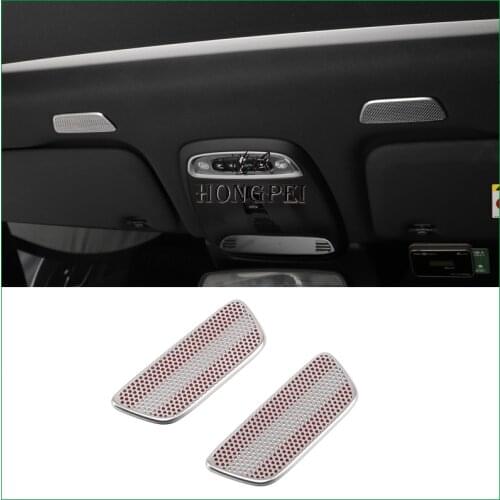 Car Styling Interior Roof Speaker Voice Cover Sticker Trim For Volvo XC40 S90 XC90 V60 2018 2019 2020