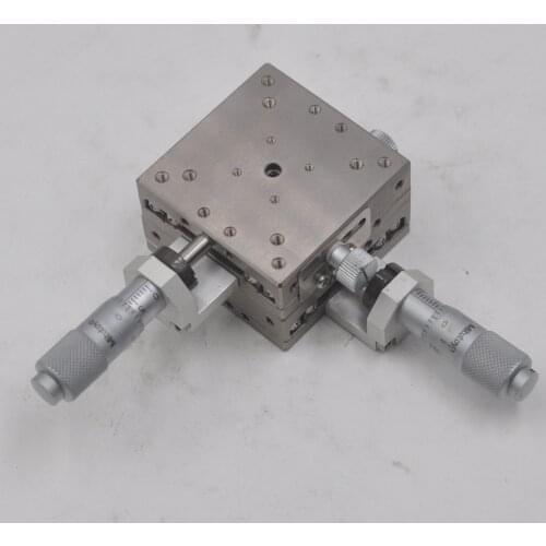 SURUGA BSS16-50A 2D XY axis manual precision optical displacement platform stainless steel