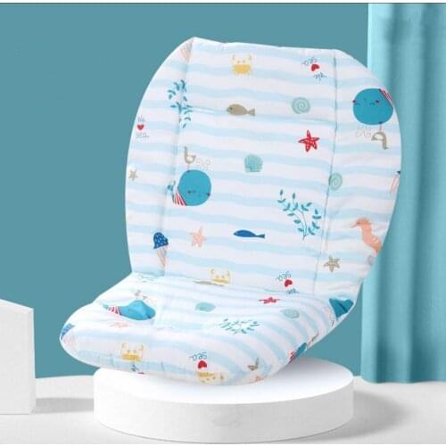 Cute Cartoon Baby Stroller Accessories All Seasons Universal Thicken Anti-humped Back Cushion Feeding Chair Pad Cover Protector