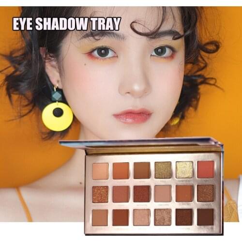 High Quality 18 Colors Eyeshadow Palette Beauty Makeup Matte Shimmers Glitter Eye Shadow Cosmetic