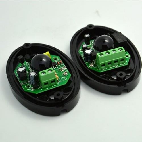 1 set) Infrared Beam Sensor Outdoor Waterproof NC NO signal optional intruder Alarm block Sensor