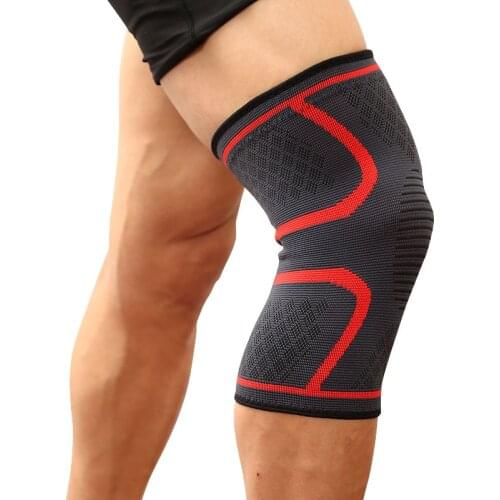 AOLIKES 2pcs Knee Protector Compression Sleeves Brace Support Breathable Knee Pad Training Elastic for Running Fitness joelheira