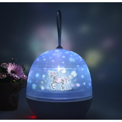 2021 Original Christmas Holiday Lights Starry Sky Rotating Projector Stars Light Moon Projection Hangable Holiday Night Light